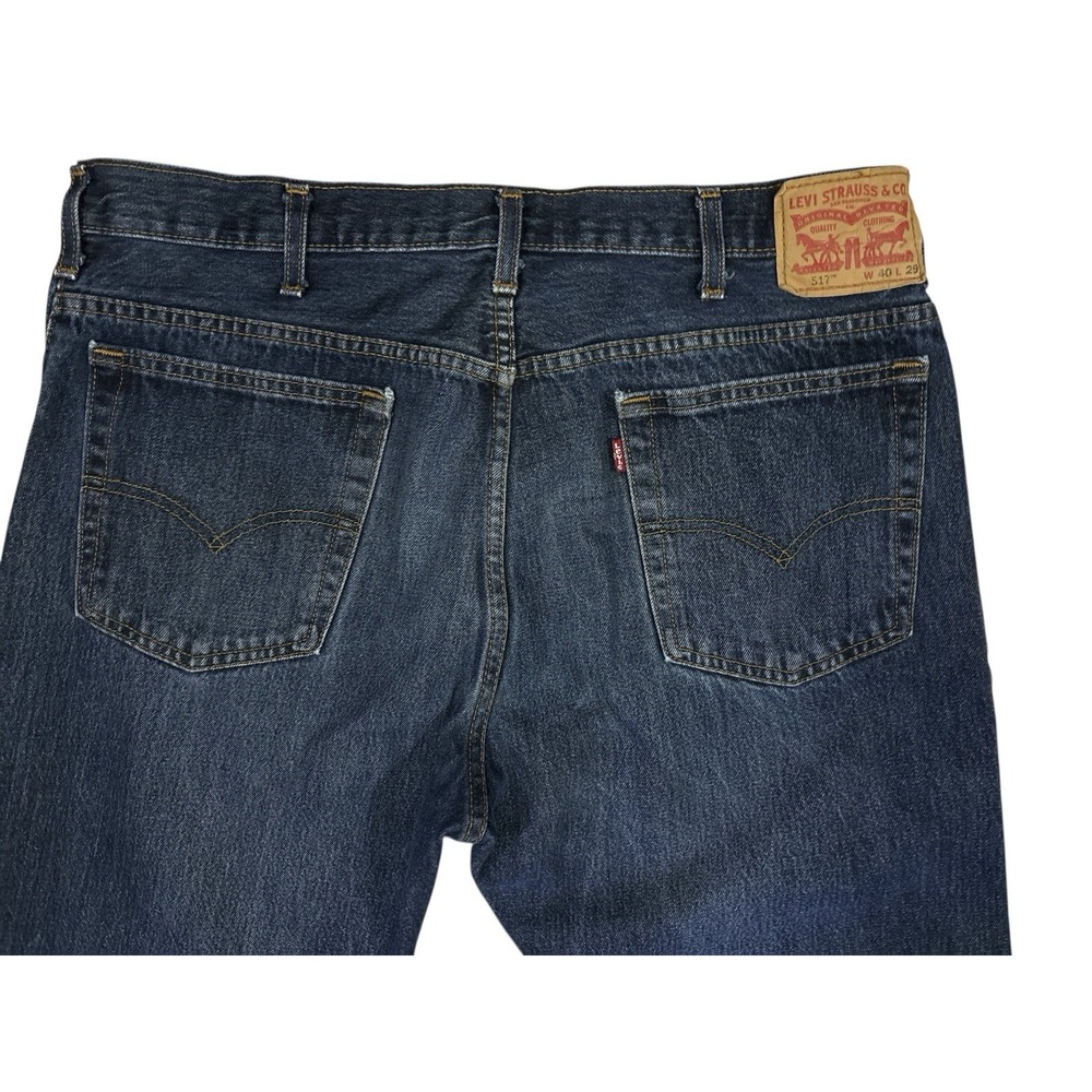 Levis 517 Boot Cut Jeans Medium Wash Men's Size 40x28 - Picture 3 of 7